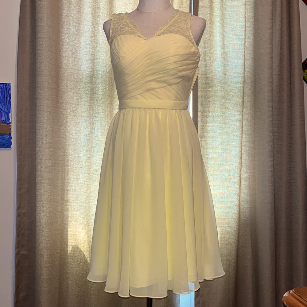Azazie Bridesmaid Dress in Buttercup Yellow Womens